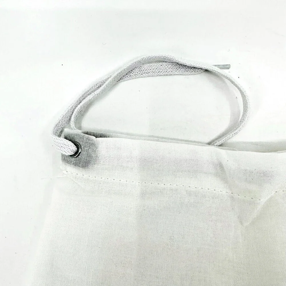 Converse JW Anderson White Linen Drawstring Dust Travel Shoe Bag 15